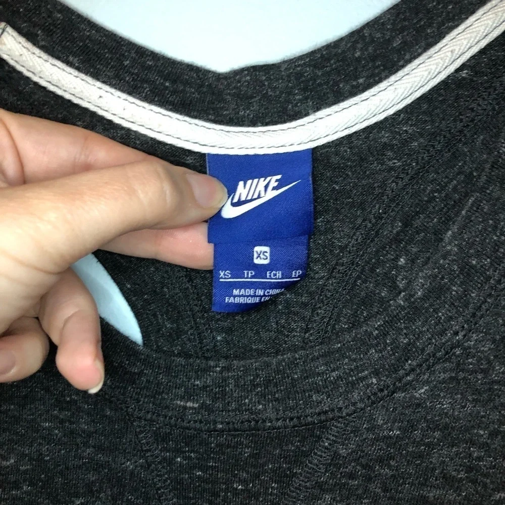 Nike “Just Do It” Dark Gray Sleeveless Romper Size XS